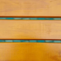 Outsunny Wooden Garden Bridge with Safety Railings, Arc Footbridge for Pond Backyard Stream, Brown(m-8)