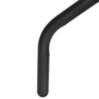 Outsunny Gartentisch Balkontisch Bistrotisch Glastisch Beistelltisch Metall+Sicherheitsglas ∅60xH70cm(m-9)