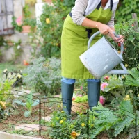 Outsunny Lot de 5 panneaux de clôture de jardin décoratives en métal, bordure de jardin, parterre de fleurs - dim. 305 x 80 cm(m-2)