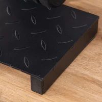 HOMCOM Squat Machine 3 in 1 con Altezza Regolabile e Panca Inclinabile in Acciaio, 100x58x46cm, Nero(m-9)