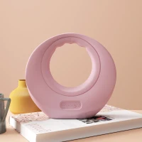 SPORTNOW 12kg Kettlebell, Kettle Bell with Wide Handle for Home Gym, Weight Lifting, Strength Training, Pink(m-7)