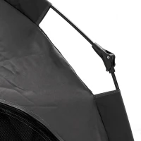 PawHut Foldable Dog Cat Tent with Water-Resistant Oxford, Carry Bag for Extra Large Dog, Charcoal Grey(m-8)