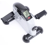 Homcom Mini Vélo d'Appartement Jambes et Bras Gris 41 x 19,5 x 32 cm(m-8)