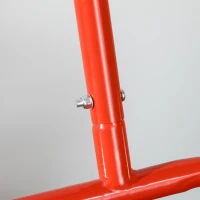 Outsunny 38L Fillable Cylinder Steel Lawn Roller - Red(m-9)