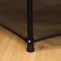 HOMCOM Trampolino da Giardino per Bambini 3-6 Anni Φ140x160cm, Tappeto Elastico con Rete, Bordo Imbottito e Corde Elastiche, Rosa e Nero(m-9)