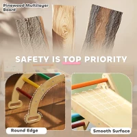 AIYAPLAY 5-in-1 Toddler Climbing Frame with Ramp, Arch, for 18-48 Months, Multicoloured(m-5)