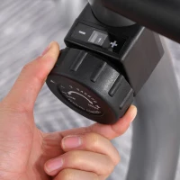 HOMCOM Liegeergometer mit LCD-Anzeige 8 stufig einstellbarem Magnetwiderstand Liegeheimtrainer mit Herzfrequenzsensoren, verstellbarer Rückenlehne, Nutzergewicht bis 110 kg für zu Hause Gym(m-9)