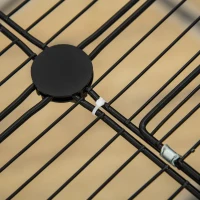 PawHut Jaula para Animales Pequeños Parque para Mascotas con 27 Paneles y Forma Personalizable para Cobayas Conejos Chinchillas 140x70x90 cm Transparente(m-9)