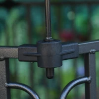 PawHut Dog Play Pen Puppy Pen Pet Playpen For Rabbit Guinea Pig Duck with Canopy Indoor Outdoor 119H x 122L x 105Wcm(m-8)