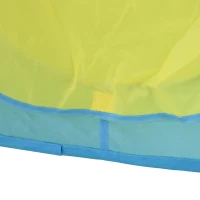 HOMCOM Tenda Gioco Colorata per Bambini 3 in 1 con Tunnel, con Sistema Pieghevole Pop-up (230cm x 74cm x 93cm)(m-9)