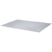 HOMCOM Teppich, Kurzflor, Vliesunterlage, 230 cm x160 cm x 0,10 cm, Grau(m-10)