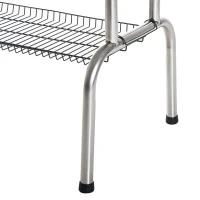 PawHut Table de Toilettage Pliante avec Potence et Panier 90 x 60 x75 cm(m-7)