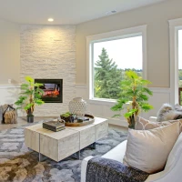 HOMCOM 2 Pack Artificial Plant Palm Tree in Pot, Fake Plants for Home Indoor Outdoor Decor, 135cm, Green(m-2)