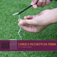 HOMCOM Albero Gonfiabile Halloween Natale con Zucche Fantasma Gufo Luci LED per Casa e Giardino Altezza 240cm(m-7)