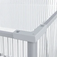 Outsunny Gewächshaus, Dachfenster, transparentes Gehäuse, Aluminiumrahmen, 180x51x51cm(m-9)