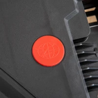 DURHAND Carrello Pieghevole da Trasporto in Acciaio e PP, max. 150 kg, 70x52.5x90 cm, Nero e Rosso(m-8)