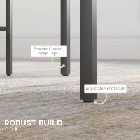 HOMCOM Four-Piece Dining Set, With Table, Chairs and Bench(m-7)