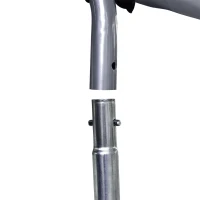 PawHut Walk In Chicken Run with Chicken Activity Shelf and Cover, 3 x 2 x 2m(m-8)