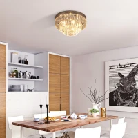 HOMCOM 122 Crystallite Ceiling Chandelier(m-10)