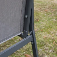 Outsunny Four-Piece Minimal Garden Patio Set - Grey(m-8)