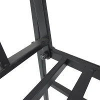 Outsunny Arche de jardin avec banc 2 places arche à rosiers pour plantes grimpantes fleurs - décorer jardin mariage cérémonie(m-8)