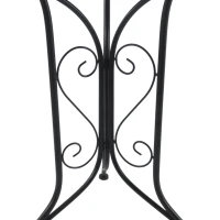 Outsunny 3 PCs Garden Mosaic Bistro Set Outdoor Patio 2 Folding Chairs & 1 Round Table  Outdoor Furniture Vintage(m-7)