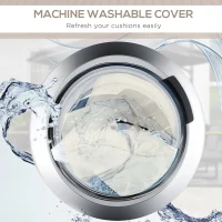 Outsunny Set of 14 Dining Set Cushions - Cream(m-6)