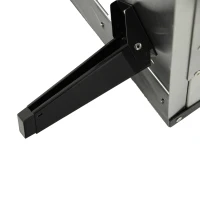 Outsunny Pizzaofen Pizza Holzbackofen, 1 Pizzaschieber, 1 Pizzastein, 81 x 40 x 72 cm, Schwarz + Natur(m-8)