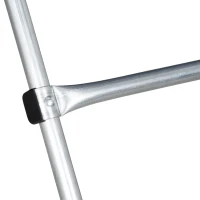 HOMCOM Trampoline rond Ø 366 cm avec filet de protection, capacité 150 kg pour adultes et enfants - bleu et noir(m-9)