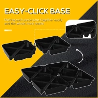 Outsunny Set of 4 Parasol Base Weights, Sand Filled Umbrella Base for Banana Hanging and Cantilever Umbrella Parasol Up to 80kg, Black(m-5)