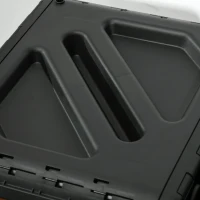 Outsunny 130L Double Chamber Composter - Black(m-8)