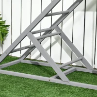 PawHut Walk In Chicken Run with Chicken Activity Shelf and Cover, 3 x 2 x 2m(m-9)