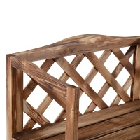 Outsunny Blumenständer Blumenregal Pflanzregal Blumenbank 3 Etagen Tannenholz (Modell8)(m-7)