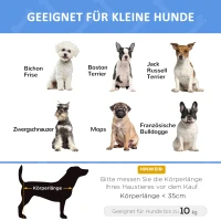 PawHut Hundebett Haustierbett mit Kissen Hundeschlafplatz für drinnen und draußen Hundeliege erhöhtes Design Kiefernholz Natur+Hellgrau 72 x 40 x 25 cm(m-6)