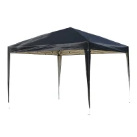 Outsunny Carpa Plegable 3x3m de Jardín Cenador Gazebo para Patio Fiesta Boda Barbacoa con Bolsa(m-1)
