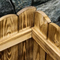 Outsunny Hochbeet Pflanzkasten Kräuterbeet Pflanzbeet Gemüse Blumenbeet Blumenkasten Tannenholz 100 x 40 x 30 cm(m-9)