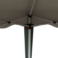 Outsunny 3 x 3cm Adjustable Height Pop-Up Gazebo, with Bag - Green(m-9)