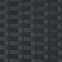 Outsunny Banc de jardin 2 places style cosy chic résine tressée 4 fils imitation rotin noir(m-9)