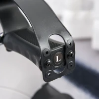 HOMCOM Mini Heimtrainer Fitnessbike Pedaltrainer mit LED Display 5 Modelle Arm und Beintrainer Fitnessgerät Hometrainer für Senioren Zuhause Heim Büro 40 x 39 x 29 cm Weiß(m-8)