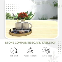 Outsunny 4-Seater Rattan Cube Garden Furniture Set with Cushions - Grey(m-6)