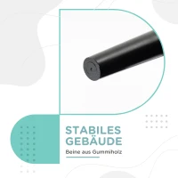 HOMCOM Gepolsterte Sitzbank für Schlafzimmer und Flur, bis 130 kg belastbar, 102 x 36 x 51 cm, Grün(m-7)