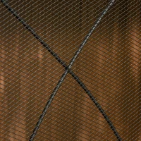 HOMCOM Funkenschutz für Kamine, dreifach faltbar, Metallstruktur, Beschichtung, 108x2x76 cm, Schwarz(m-7)