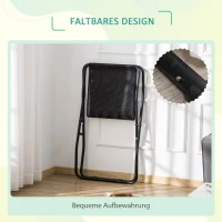 PawHut Hundeliege Outdoor, Erhöhtes Hundebett für kleine und mittelgroße Hunde, Kühlende Haustierliege mit robuster Stahlrahmen,Tragbares Stehendes Haustierbett, 111 x 65,5 x 19 cm, Schwarz(m-7)