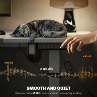 Vinsetto 72-116cm Adjustable Electric Standing Desk, with LED Display - White(m-9)