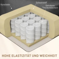HOMCOM Massagesessel Elektrisch Relaxsessel Fernsehsessel Massagefunktion 5 Massage-Modi Liegefunktion Kunstleder Holz Metall Schaumstoff Schwarz 84 x 92 x 109 cm(m-6)