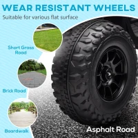 HOMCOM McLaren Licensed 12V Quad Bike, with Music, Headlights, MP3 Slot, Suspension Wheels, for Ages 3-8 Years - Black(m-7)