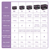 PawHut 69cm Pet Carrier, with Cushion, for Miniature and Small Dogs - Purple(m-4)