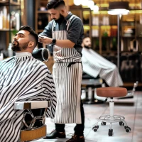 Vinsetto PU Leather Rolling Stool, Height Adjustable Stool Chair with Wheels for Salon, Massage, Spa, Brown(m-9)