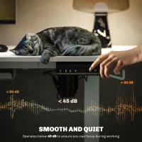 Vinsetto 72-116cm Adjustable Electric Standing Desk, 120 x 60cm Tabletop - White(m-9)