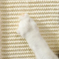 PawHut 3-in-1 Cat Scratching Post, 67cm Cat Scratcher w/ Track Ball Toy, Oak Tone(m-8)